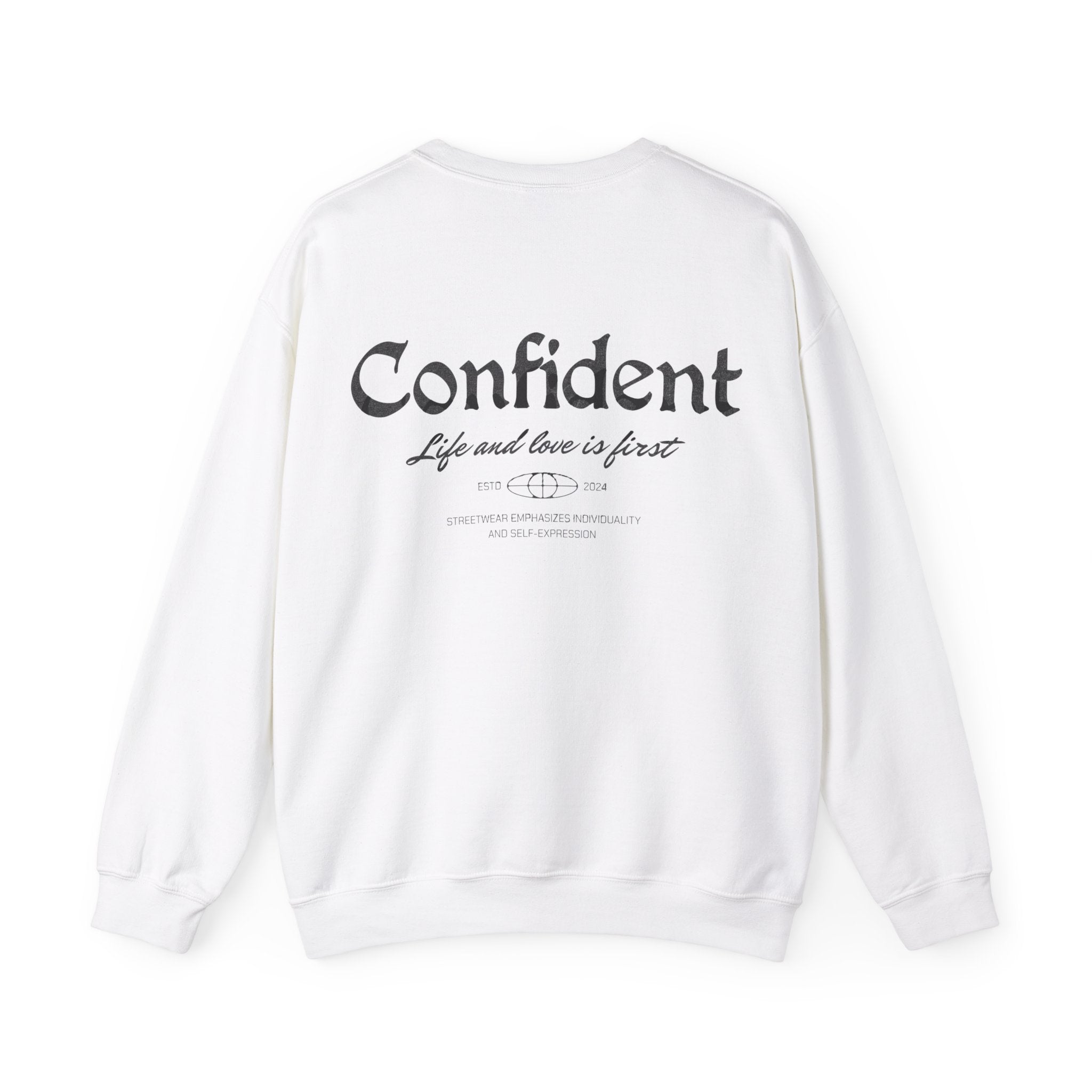 Confident: Heavy Blend Unisex Crewneck Sweatshirt