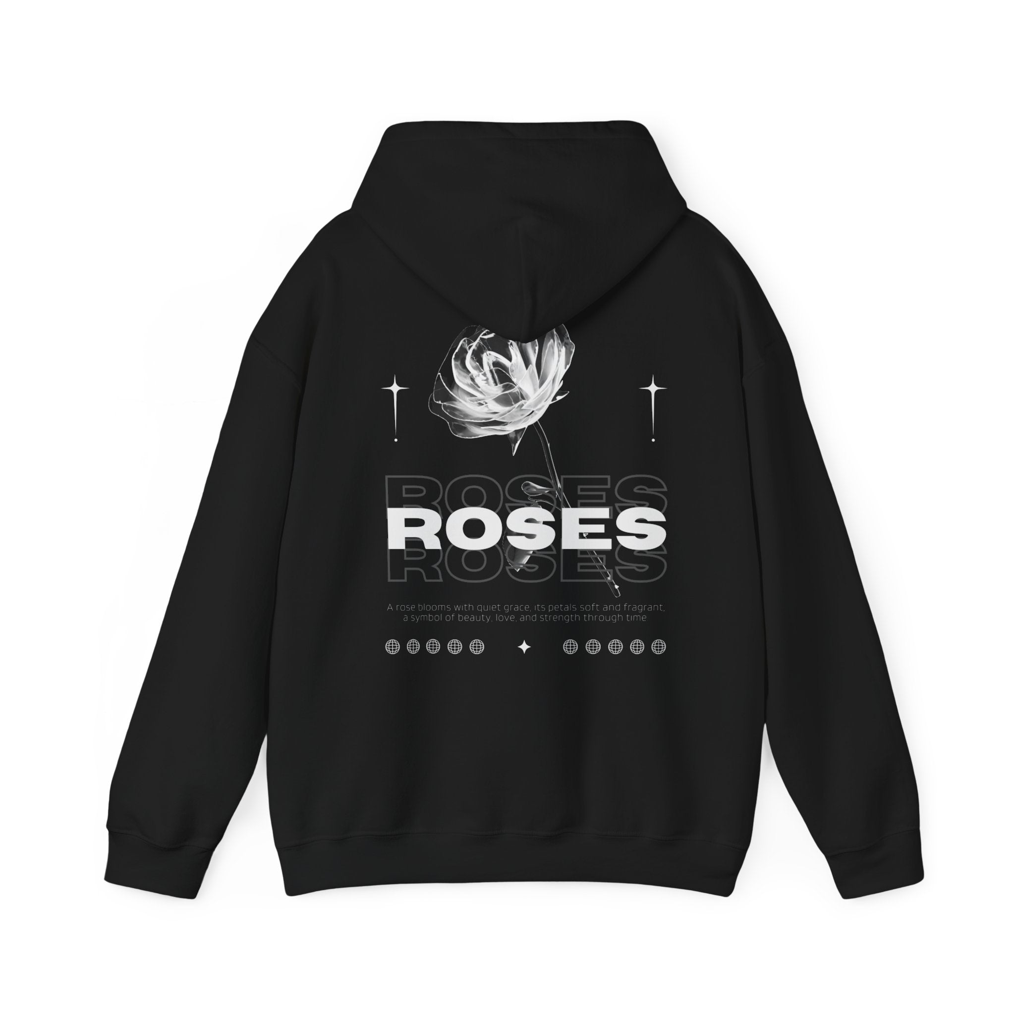 Radiant Petals: Rose Edition Hoodie