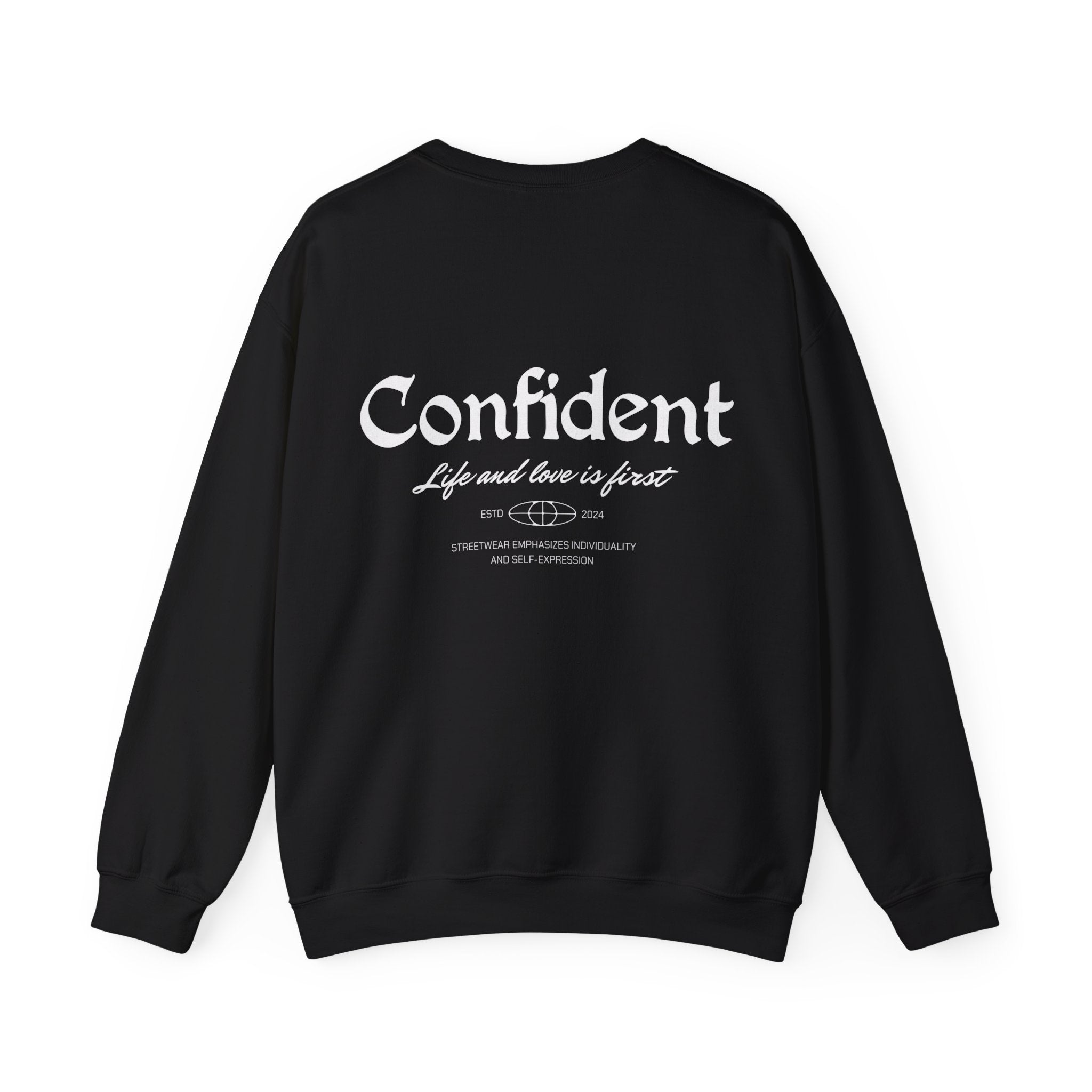 Confident: Heavy Blend Unisex Crewneck Sweatshirt